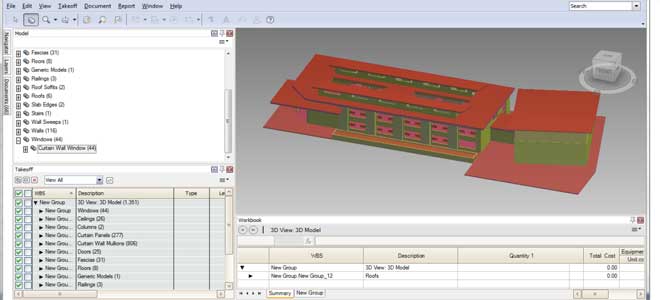 Bill of Quantities and Cost Estimation with 3D BIM models